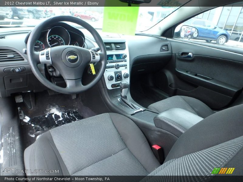 Silver Ice Metallic / Ebony 2012 Chevrolet Malibu LT