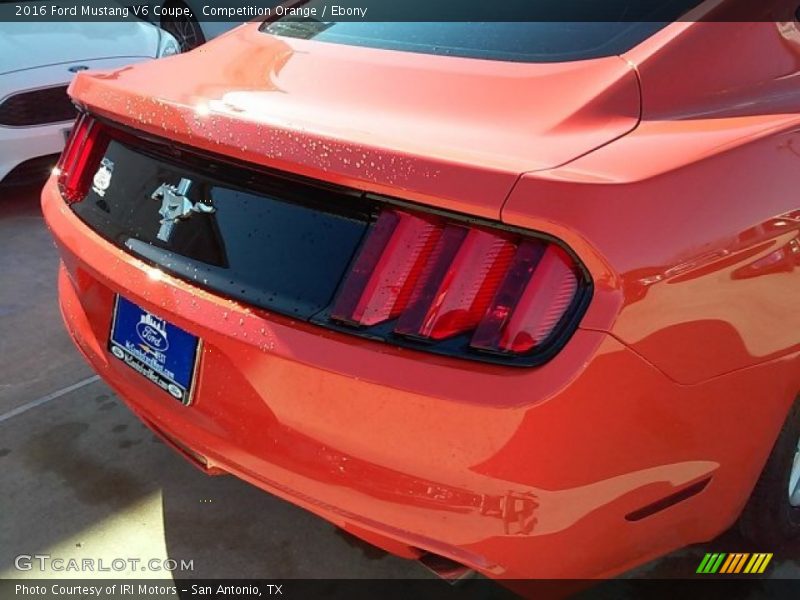 Competition Orange / Ebony 2016 Ford Mustang V6 Coupe