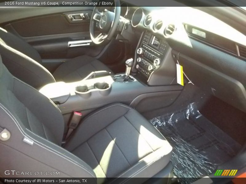 Competition Orange / Ebony 2016 Ford Mustang V6 Coupe