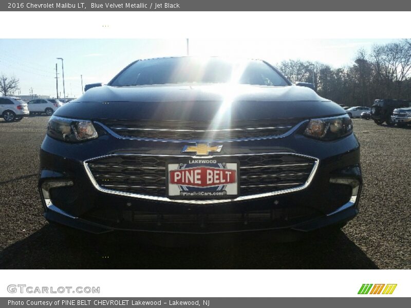 Blue Velvet Metallic / Jet Black 2016 Chevrolet Malibu LT