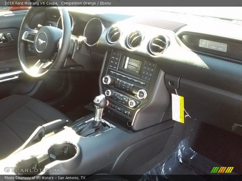 Competition Orange / Ebony 2016 Ford Mustang V6 Coupe