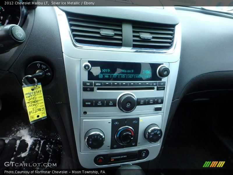 Silver Ice Metallic / Ebony 2012 Chevrolet Malibu LT