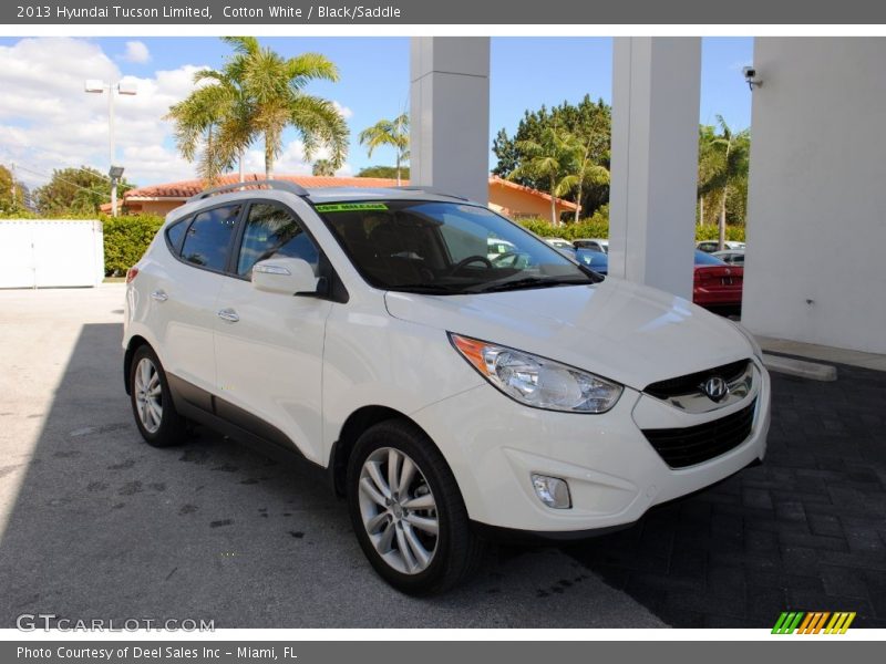  2013 Tucson Limited Black/Saddle Interior