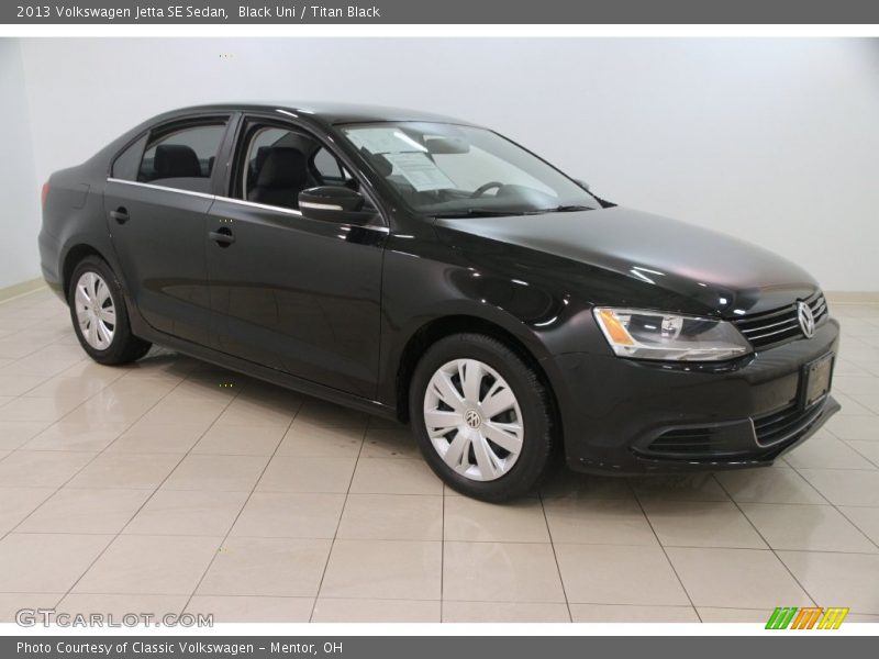 Black Uni / Titan Black 2013 Volkswagen Jetta SE Sedan