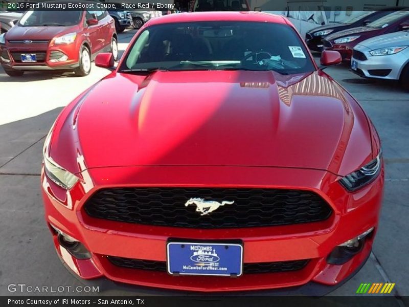 Race Red / Ebony 2016 Ford Mustang EcoBoost Coupe