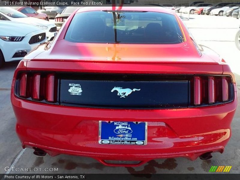 Race Red / Ebony 2016 Ford Mustang EcoBoost Coupe