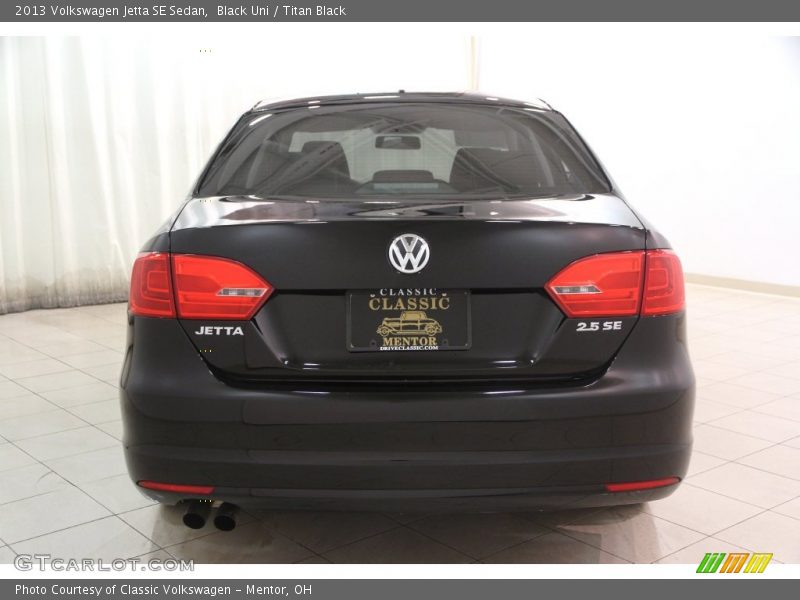 Black Uni / Titan Black 2013 Volkswagen Jetta SE Sedan