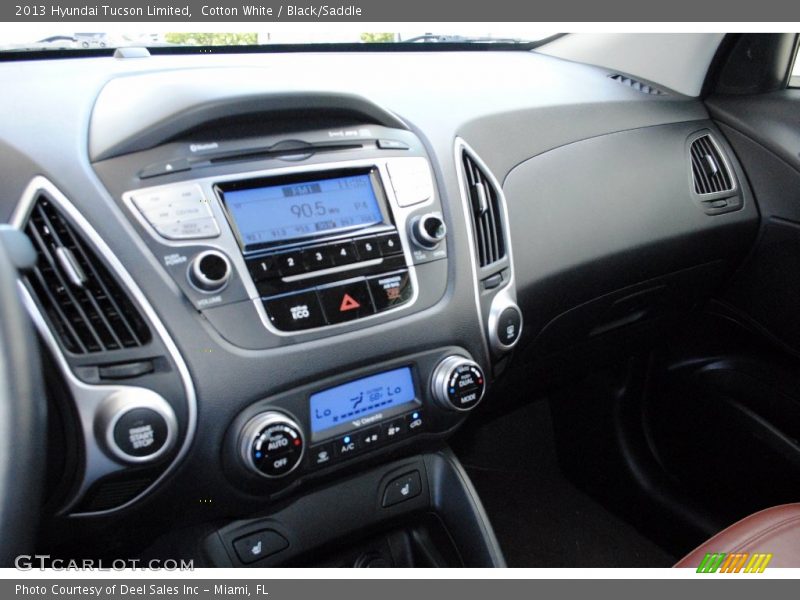 Cotton White / Black/Saddle 2013 Hyundai Tucson Limited