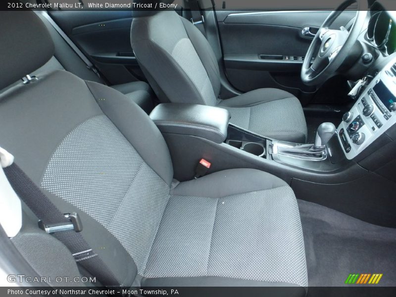 White Diamond Tricoat / Ebony 2012 Chevrolet Malibu LT