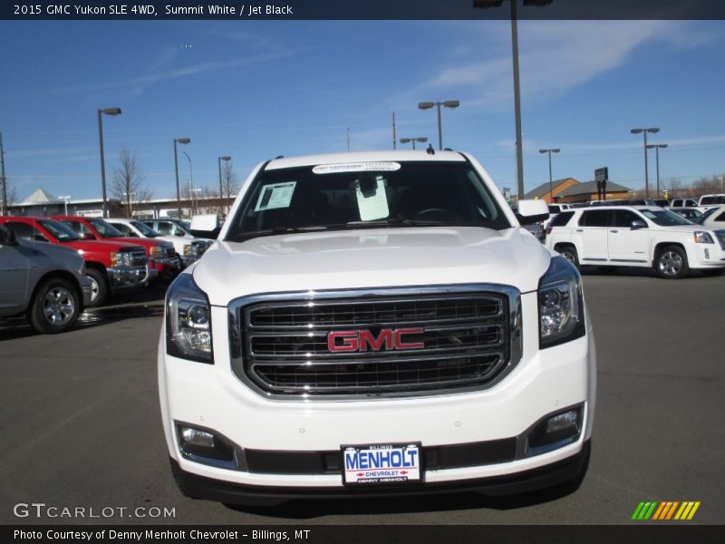 Summit White / Jet Black 2015 GMC Yukon SLE 4WD