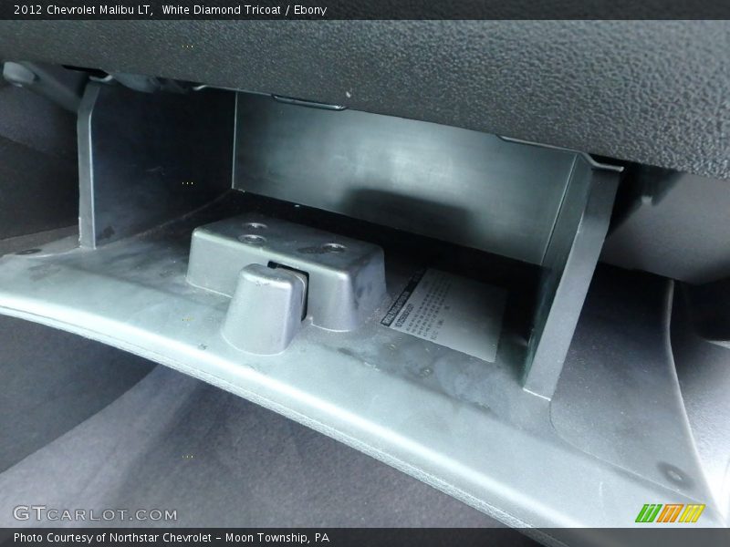 White Diamond Tricoat / Ebony 2012 Chevrolet Malibu LT