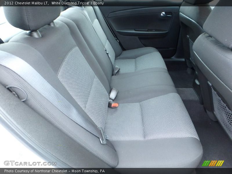 White Diamond Tricoat / Ebony 2012 Chevrolet Malibu LT