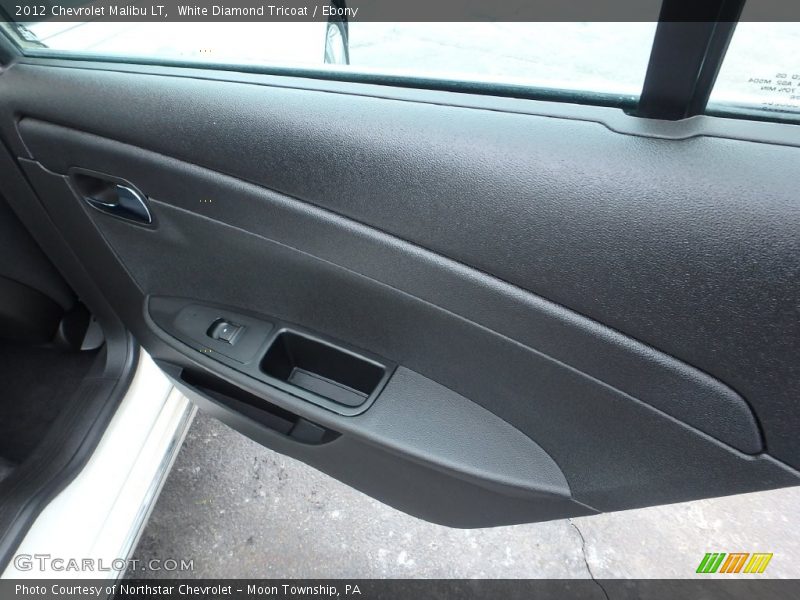 White Diamond Tricoat / Ebony 2012 Chevrolet Malibu LT
