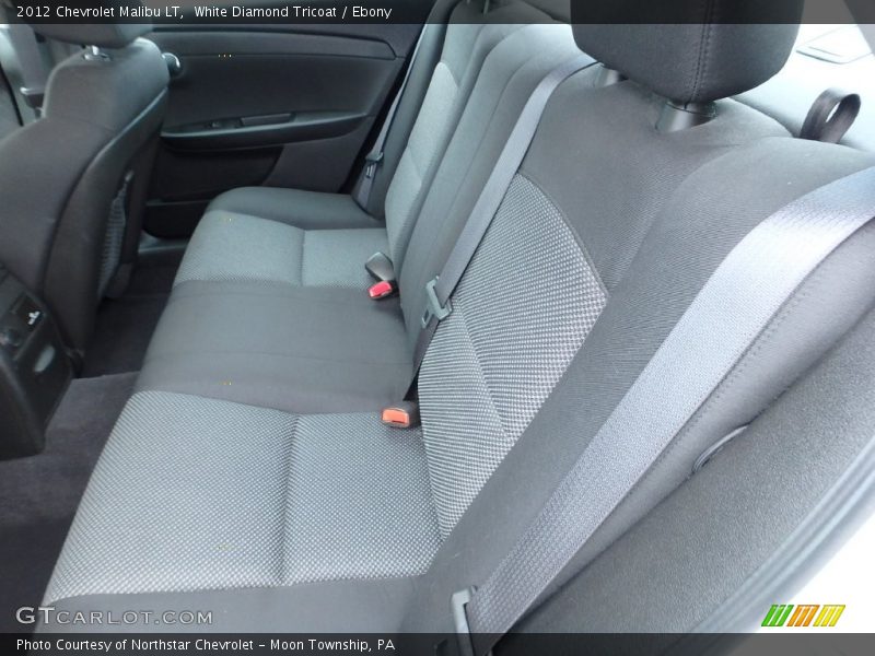 White Diamond Tricoat / Ebony 2012 Chevrolet Malibu LT
