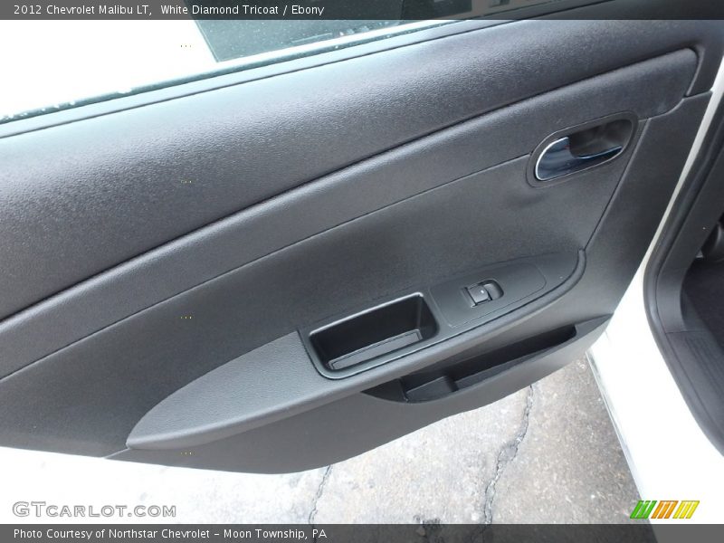 White Diamond Tricoat / Ebony 2012 Chevrolet Malibu LT