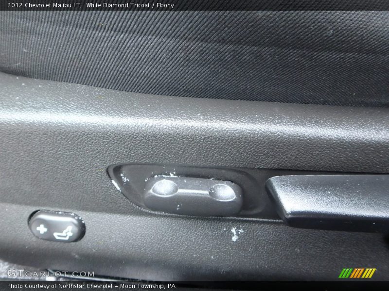 White Diamond Tricoat / Ebony 2012 Chevrolet Malibu LT