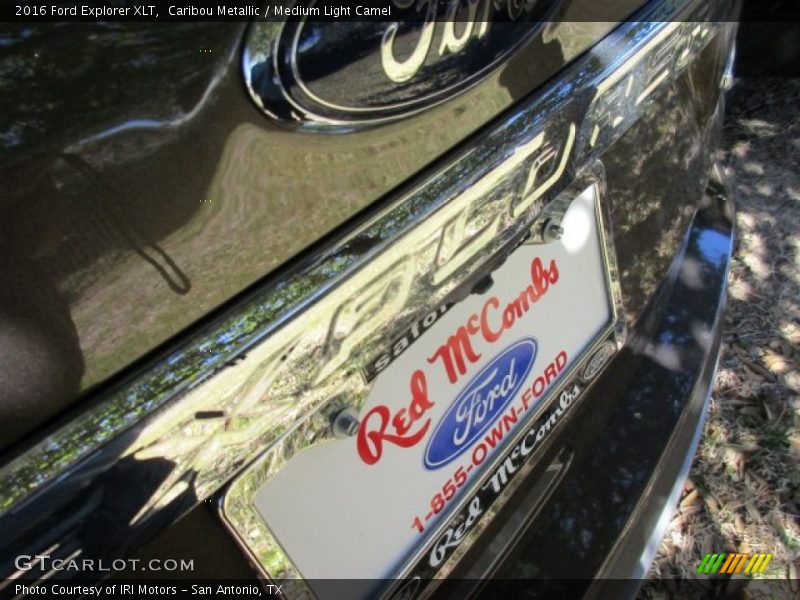 Caribou Metallic / Medium Light Camel 2016 Ford Explorer XLT