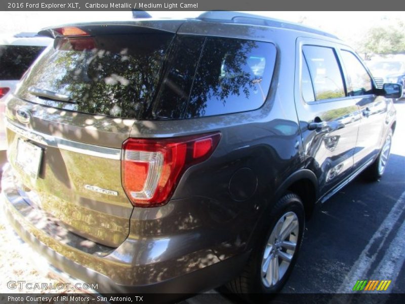 Caribou Metallic / Medium Light Camel 2016 Ford Explorer XLT