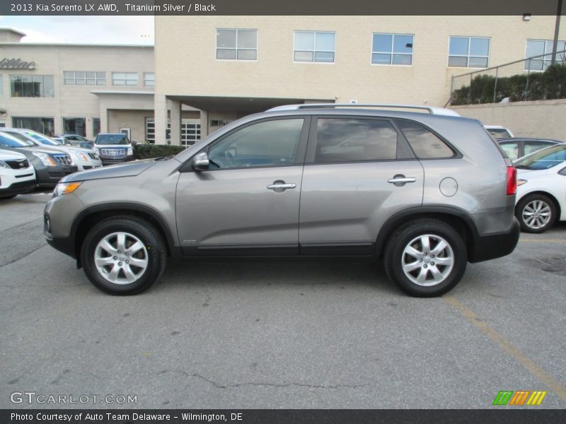 Titanium Silver / Black 2013 Kia Sorento LX AWD