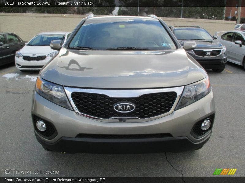 Titanium Silver / Black 2013 Kia Sorento LX AWD