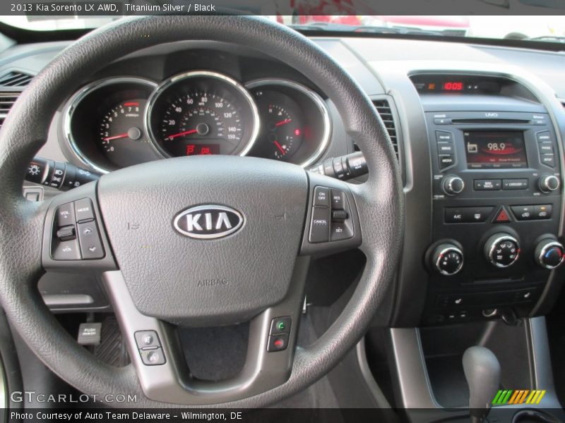 Titanium Silver / Black 2013 Kia Sorento LX AWD