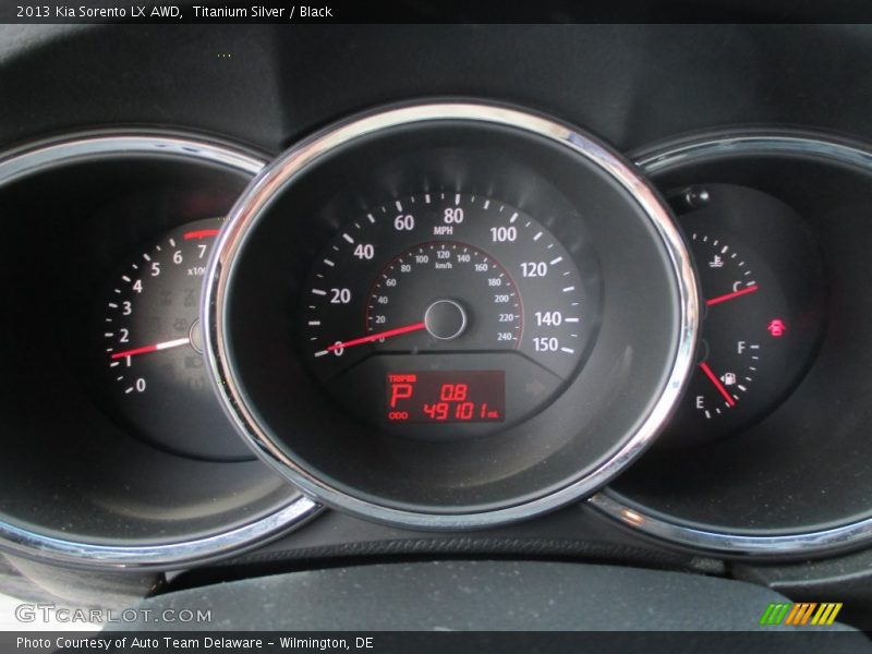 Titanium Silver / Black 2013 Kia Sorento LX AWD