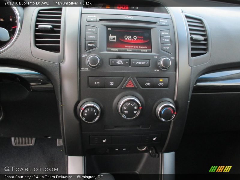 Titanium Silver / Black 2013 Kia Sorento LX AWD