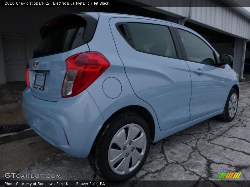 Electric Blue Metallic / Jet Black 2016 Chevrolet Spark LS