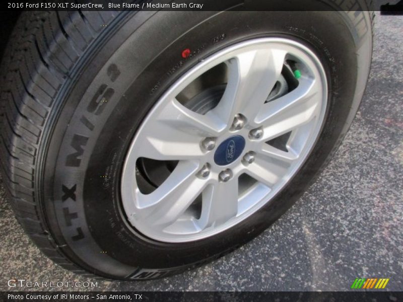 Blue Flame / Medium Earth Gray 2016 Ford F150 XLT SuperCrew