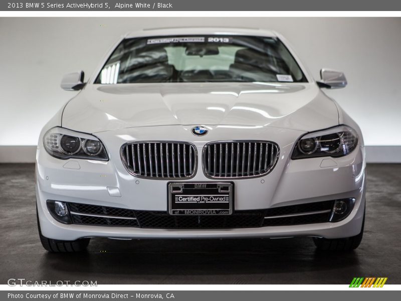 Alpine White / Black 2013 BMW 5 Series ActiveHybrid 5