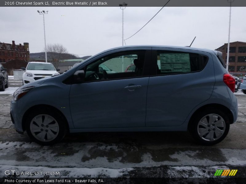 Electric Blue Metallic / Jet Black 2016 Chevrolet Spark LS
