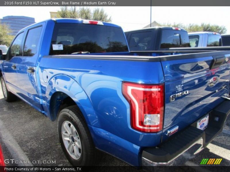 Blue Flame / Medium Earth Gray 2016 Ford F150 XLT SuperCrew