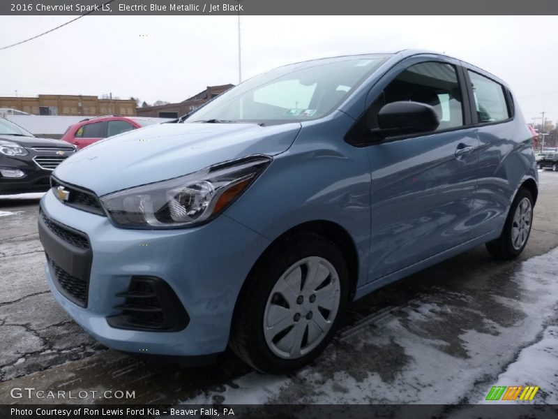 Electric Blue Metallic / Jet Black 2016 Chevrolet Spark LS