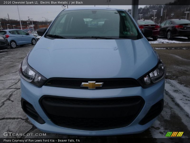 Electric Blue Metallic / Jet Black 2016 Chevrolet Spark LS