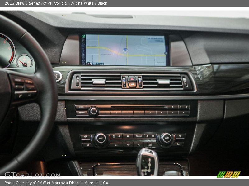Alpine White / Black 2013 BMW 5 Series ActiveHybrid 5