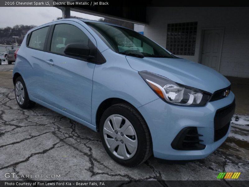 Electric Blue Metallic / Jet Black 2016 Chevrolet Spark LS