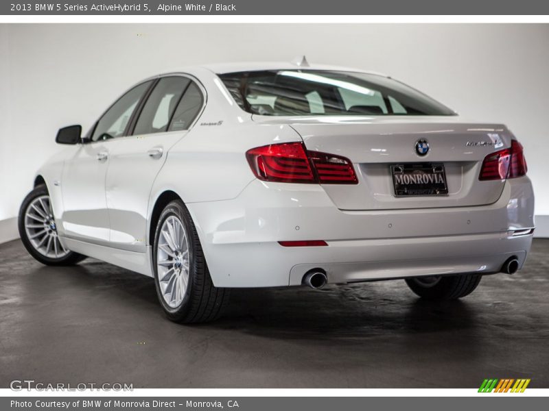 Alpine White / Black 2013 BMW 5 Series ActiveHybrid 5