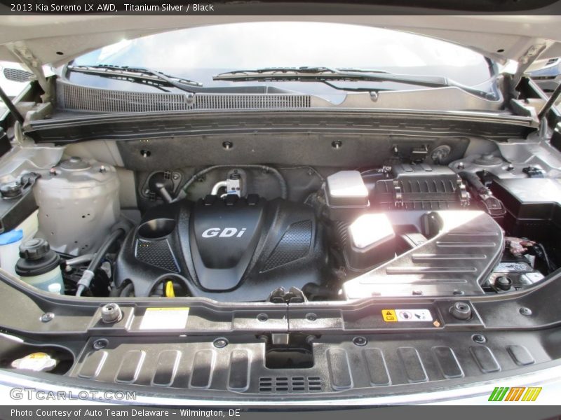 Titanium Silver / Black 2013 Kia Sorento LX AWD