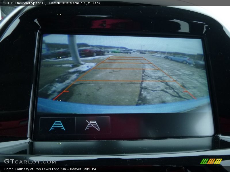 Electric Blue Metallic / Jet Black 2016 Chevrolet Spark LS