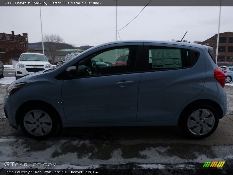 Electric Blue Metallic / Jet Black 2016 Chevrolet Spark LS