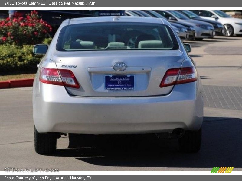 Classic Silver Metallic / Ash 2011 Toyota Camry LE