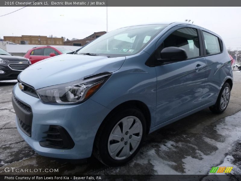 Electric Blue Metallic / Jet Black 2016 Chevrolet Spark LS