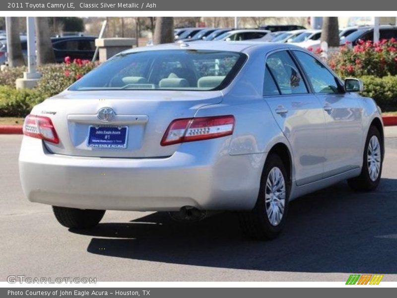 Classic Silver Metallic / Ash 2011 Toyota Camry LE