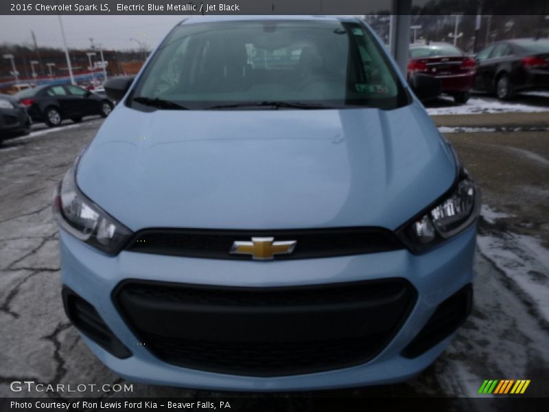 Electric Blue Metallic / Jet Black 2016 Chevrolet Spark LS