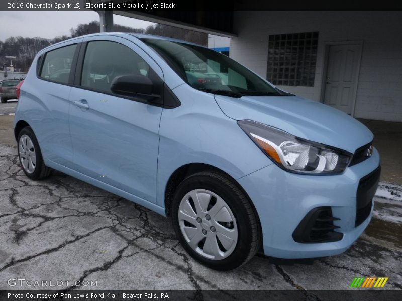 Electric Blue Metallic / Jet Black 2016 Chevrolet Spark LS