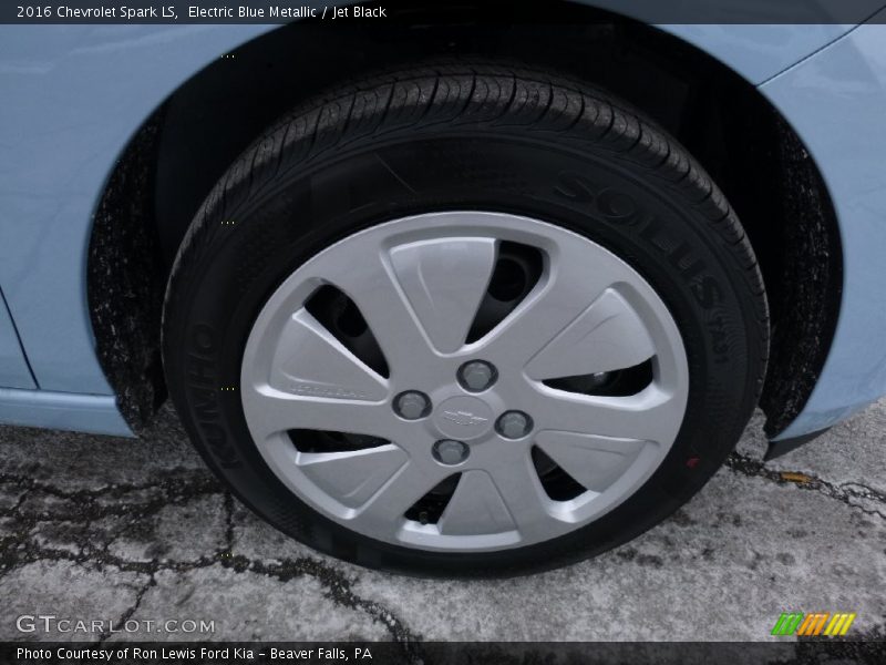 Electric Blue Metallic / Jet Black 2016 Chevrolet Spark LS