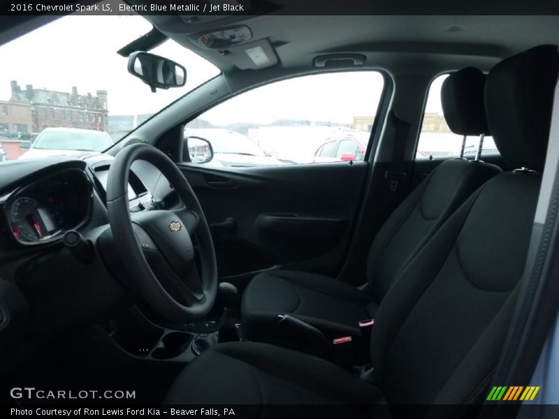 Electric Blue Metallic / Jet Black 2016 Chevrolet Spark LS