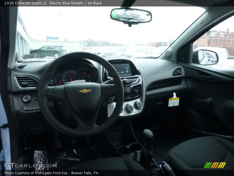 Electric Blue Metallic / Jet Black 2016 Chevrolet Spark LS