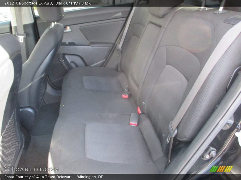 Black Cherry / Black 2012 Kia Sportage LX AWD