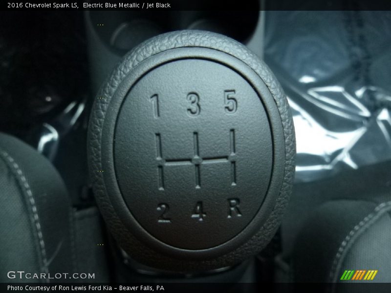 Electric Blue Metallic / Jet Black 2016 Chevrolet Spark LS